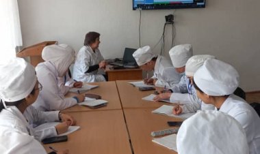 в Токмокском медицинском колледже прошел   месячник   академического  виртуального  обмена