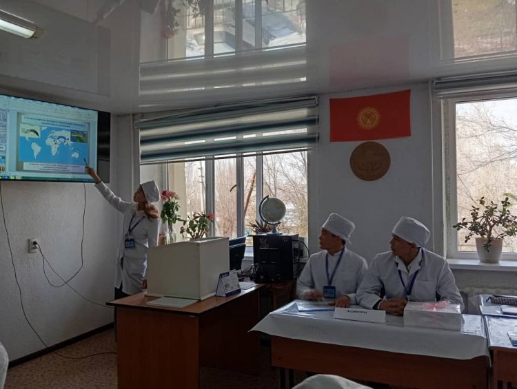 Demonstration lesson on the subject “Geography of Kyrgyzstan”.