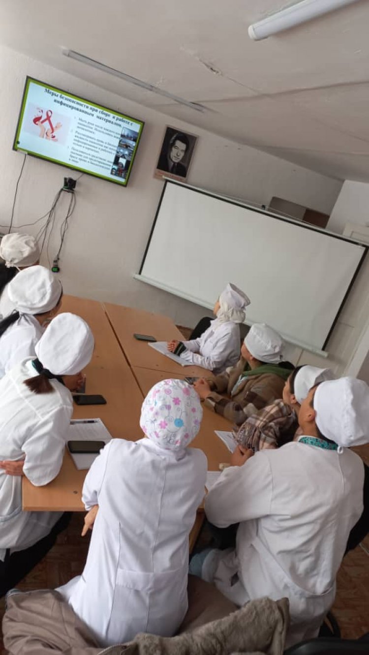Tokmok Medical College held guest online lectures on the following disciplines