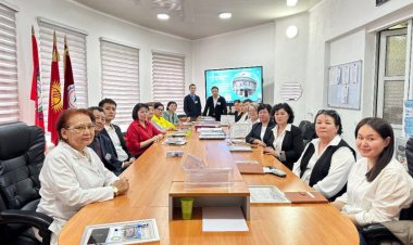 On April 15, 2025, a round table on the topic "Modern Methods" was organized at the Bishkek Medical College.