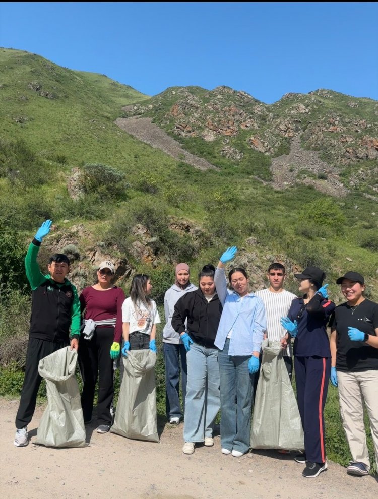 The goal of the campaign is to clean our beautiful mountains and lead by example!