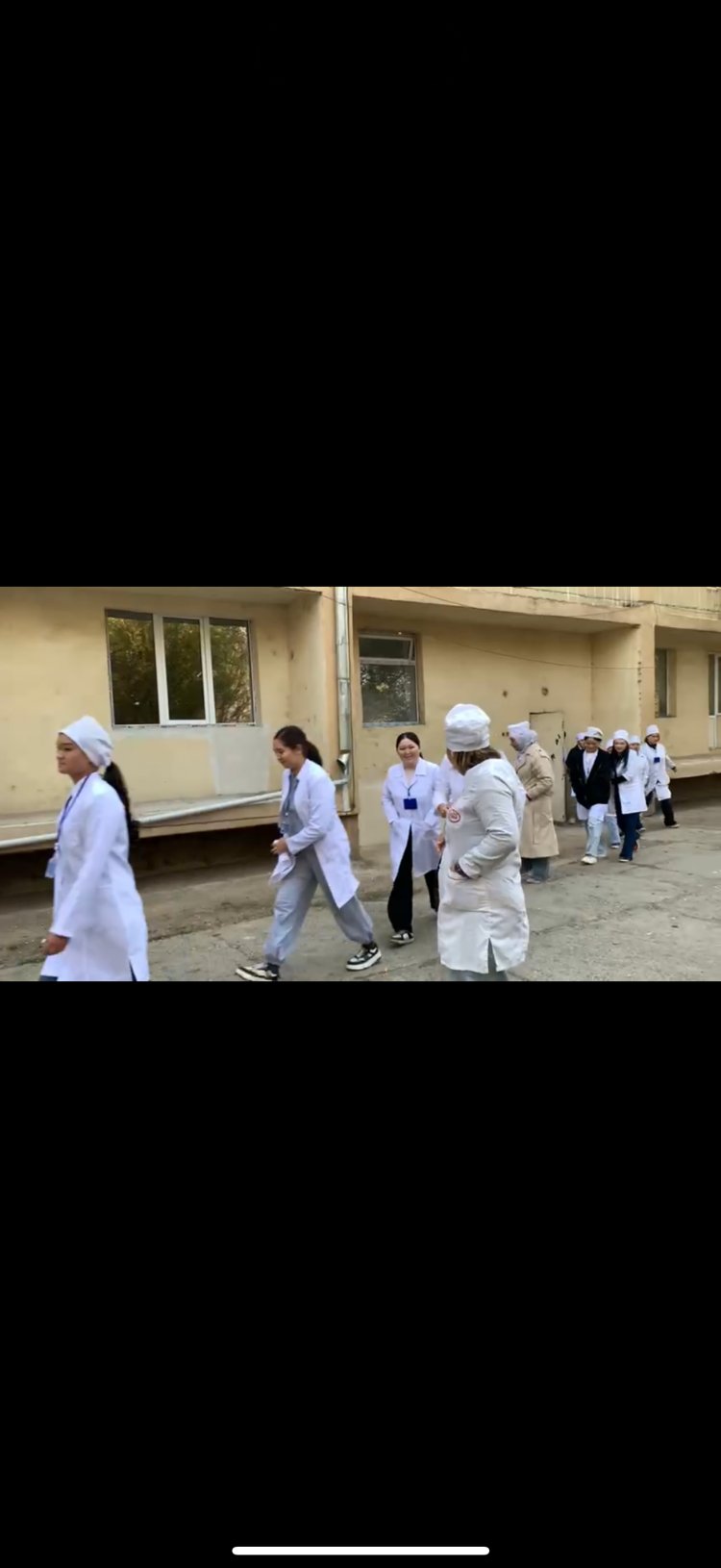 Эвакуация студентов во время чрезвычайной ситуации